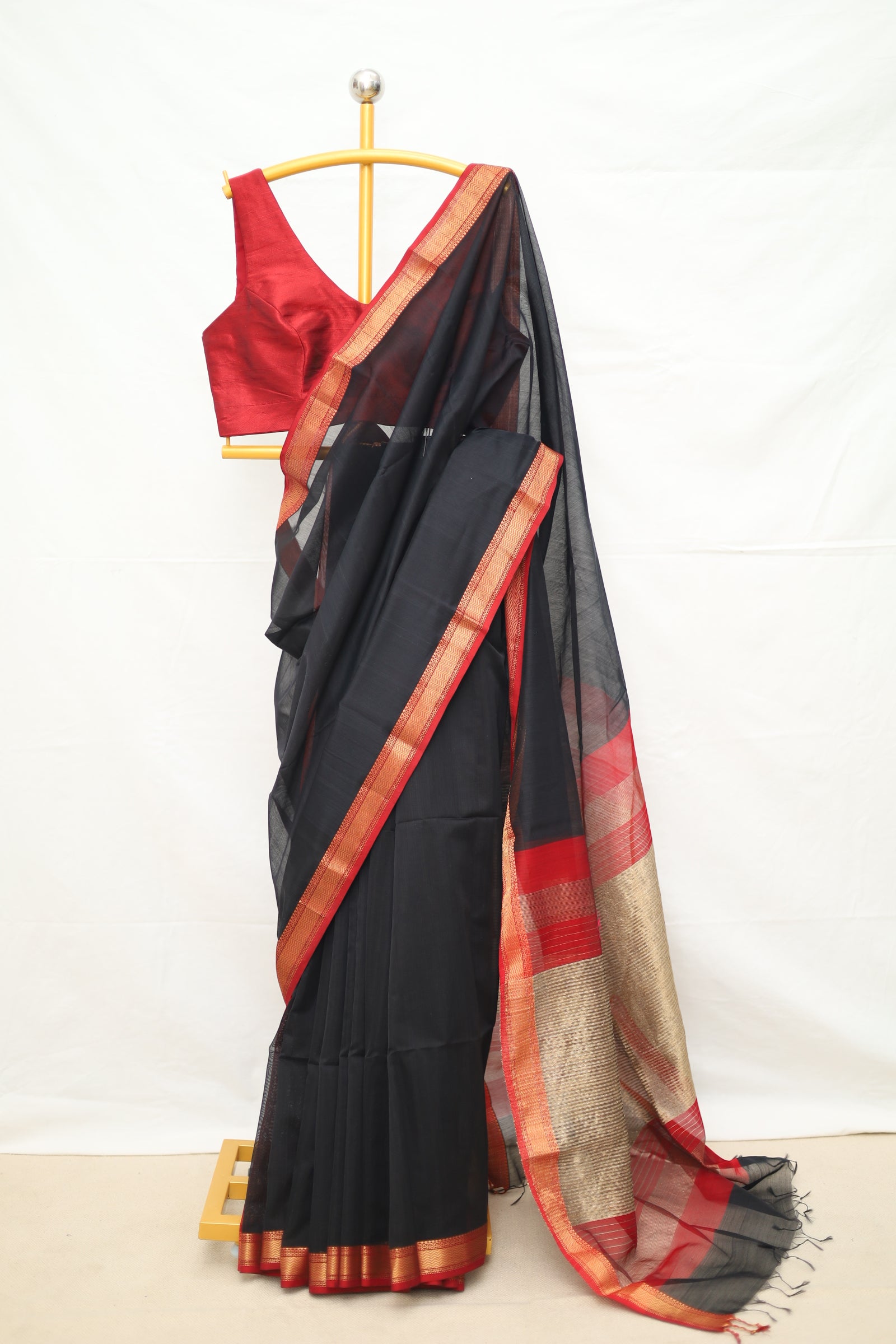 Maheshwari Gicha Pallu Saree # 38