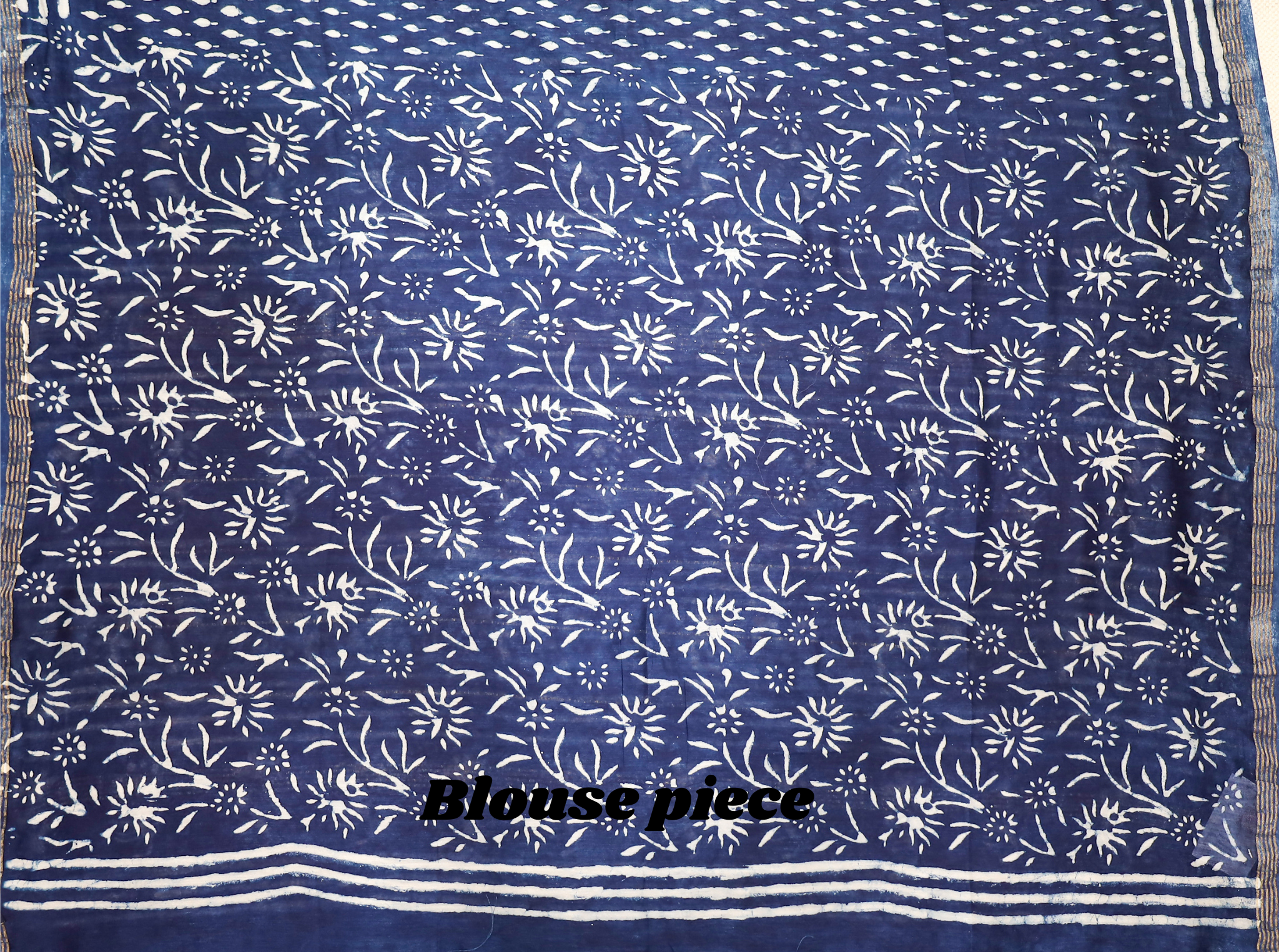 Blue Chanderi Saree # 31