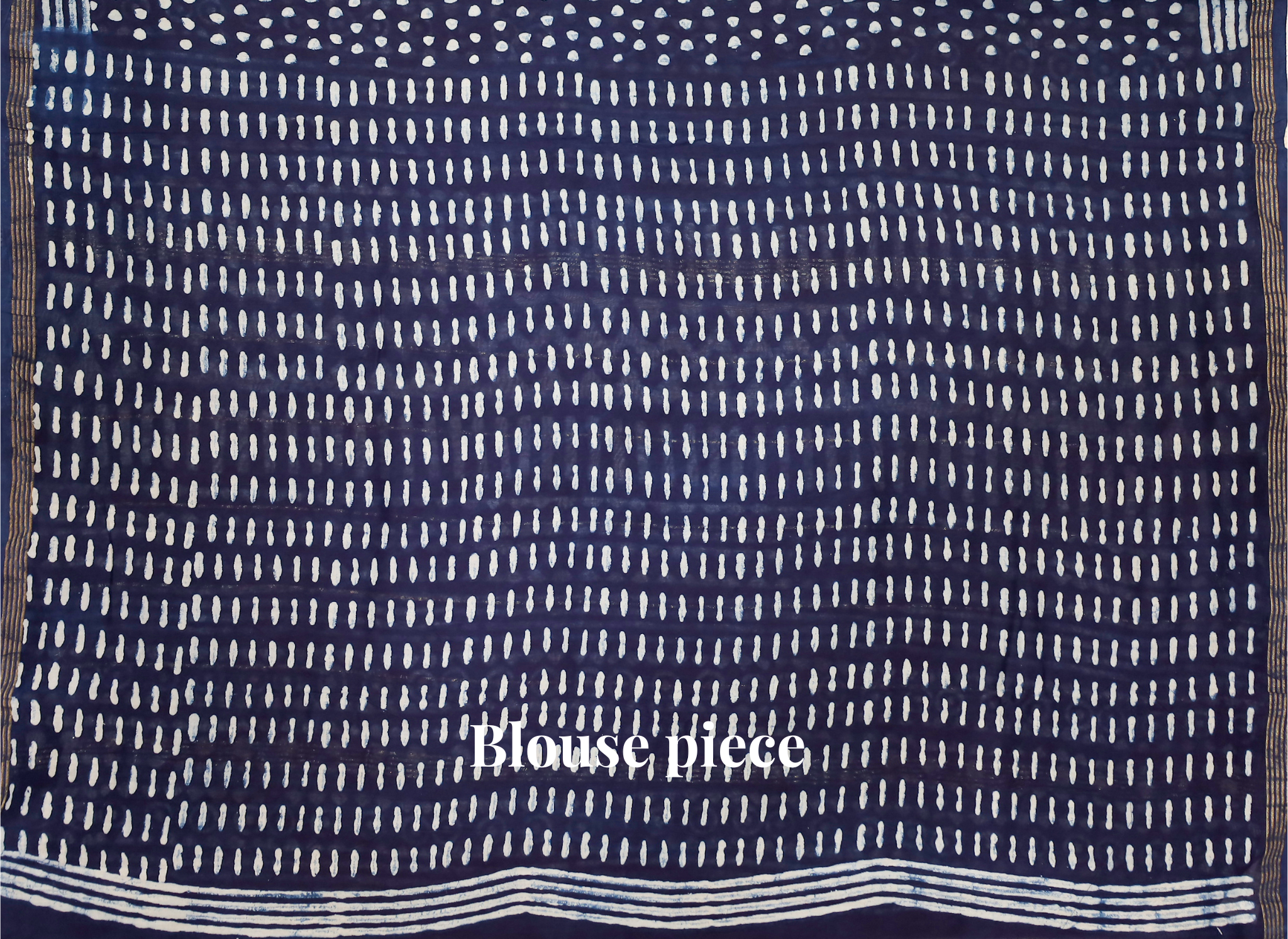 Blue Chanderi Saree # 33