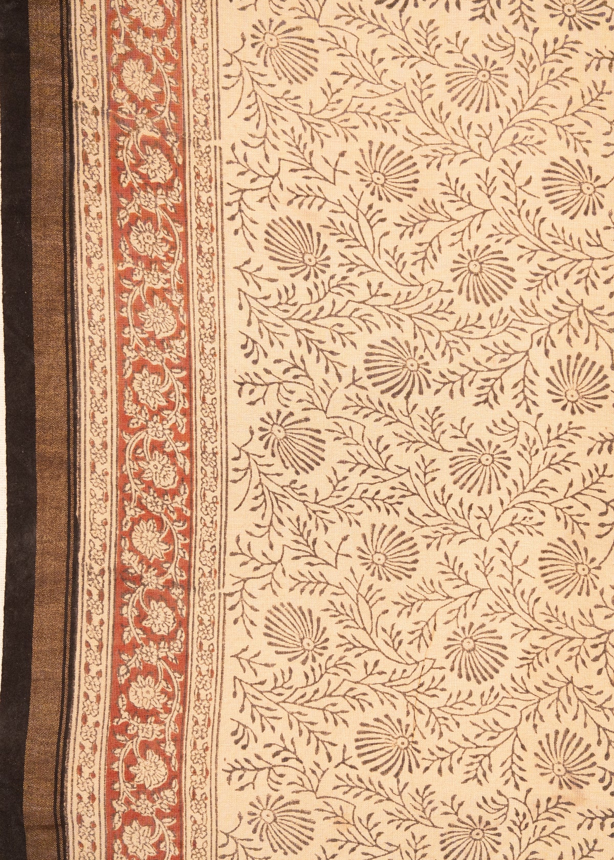 Bagru Blockprinted Chanderi Silkcotton Saree #81