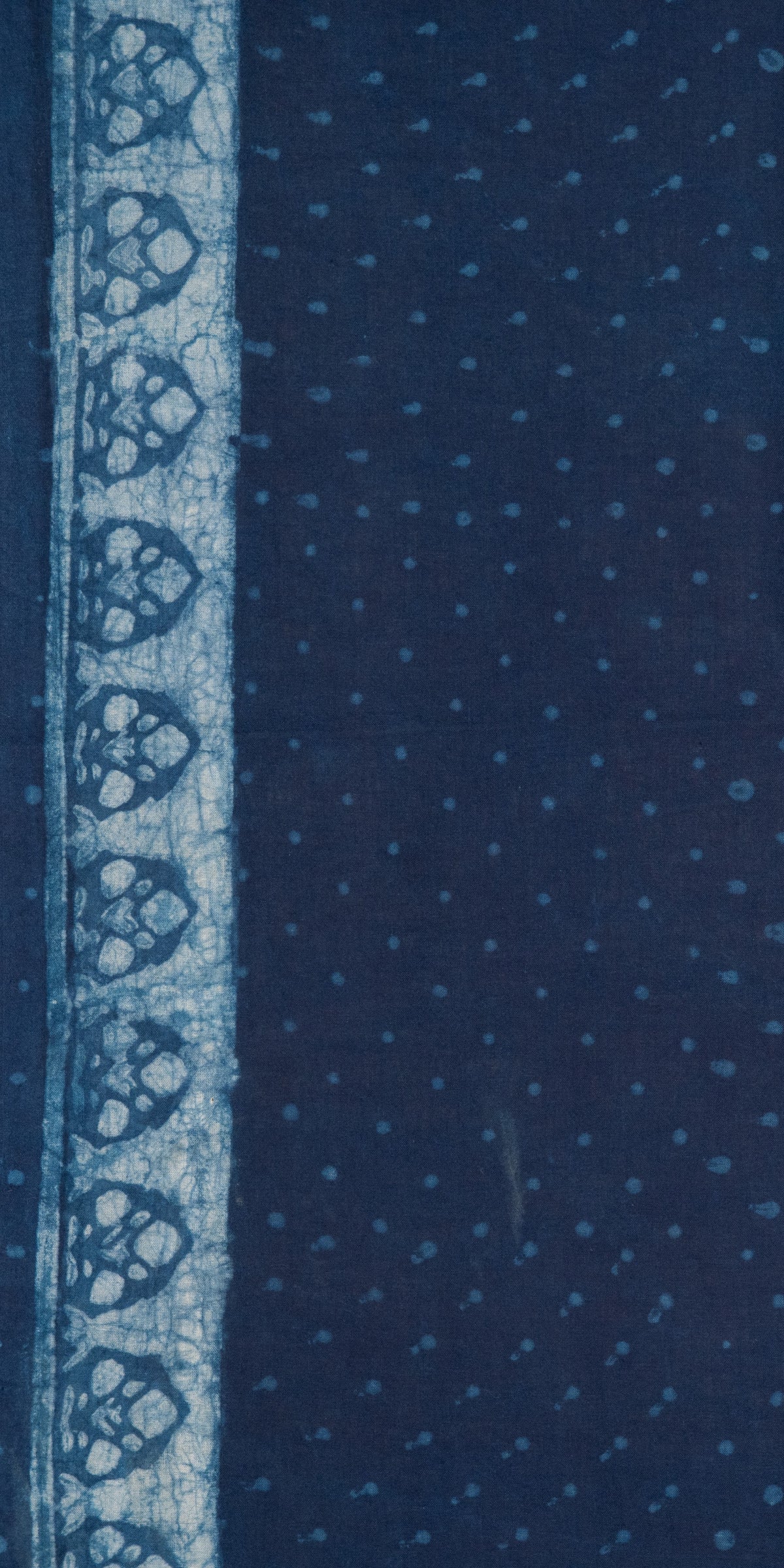 Akola Dabu Blockprinted Cotton Saree # 91