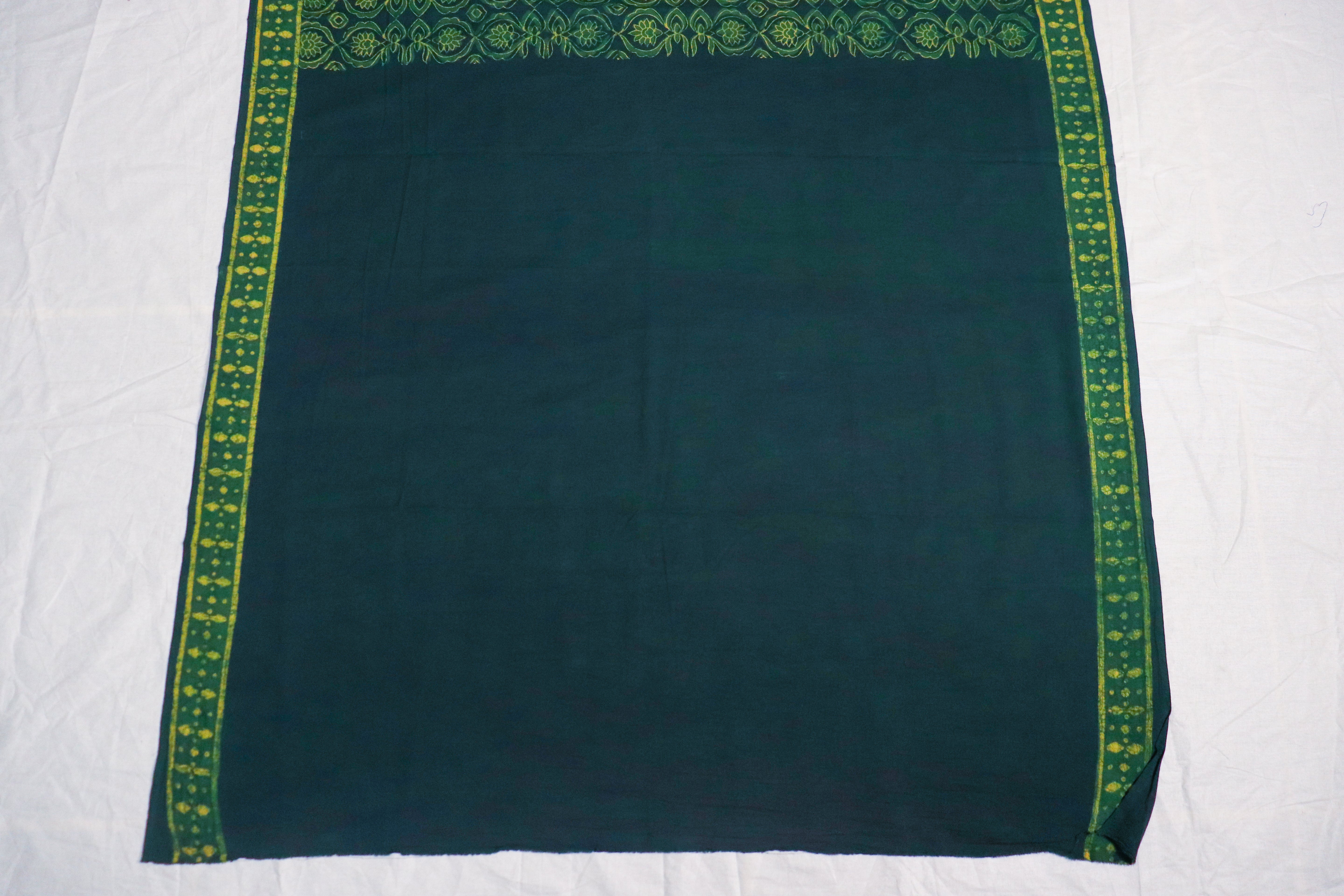 Akola Blockprinted Cotton Saree #70