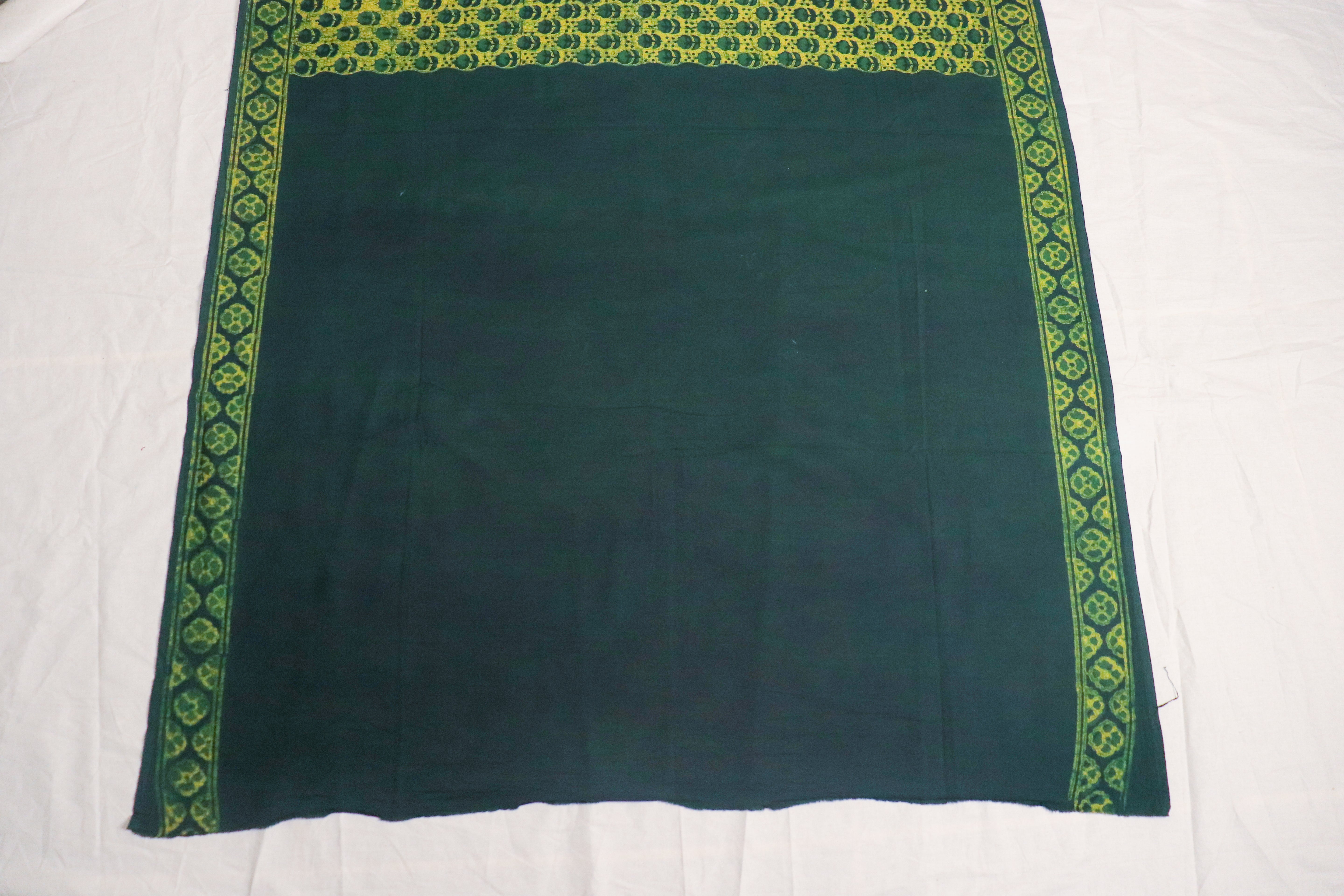 Akola Blockprinted Cotton Saree #71