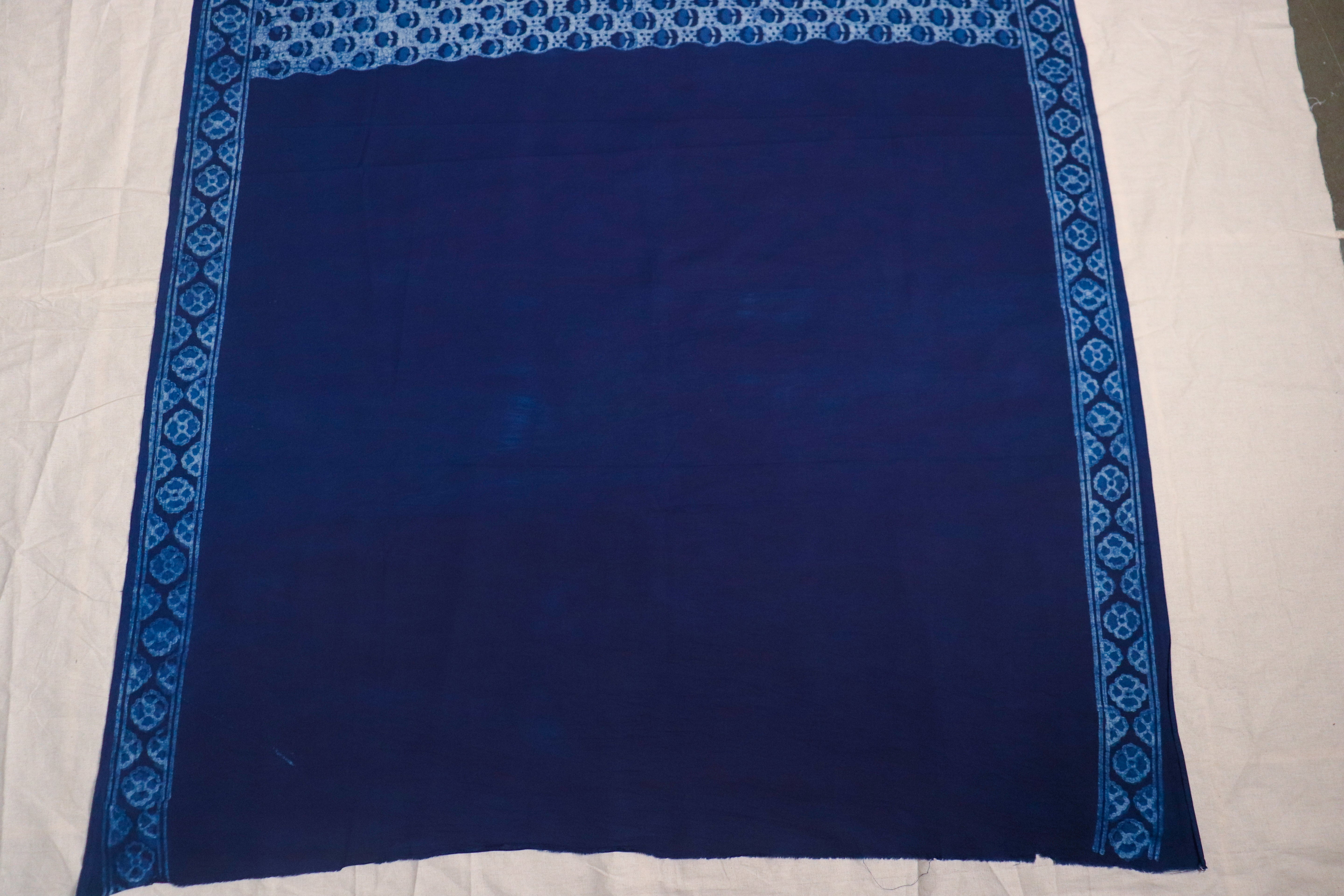 Akola Blockprinted Cotton Saree #73