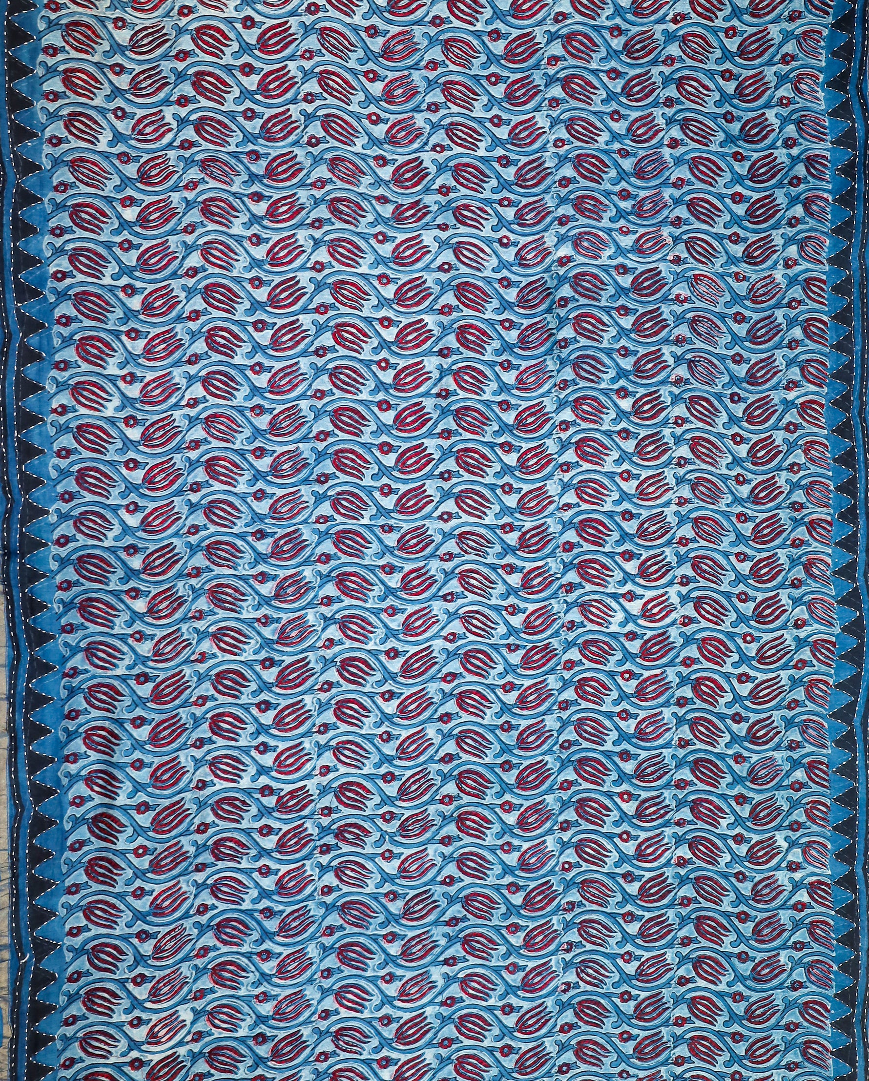 Block printed Chanderi Silk Cotton Saree#17