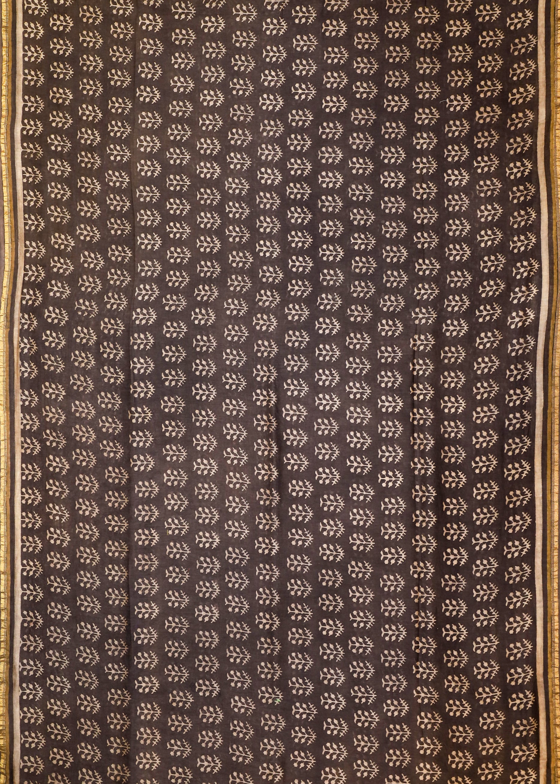 Block printed Chanderi Silk Cotton Saree#16