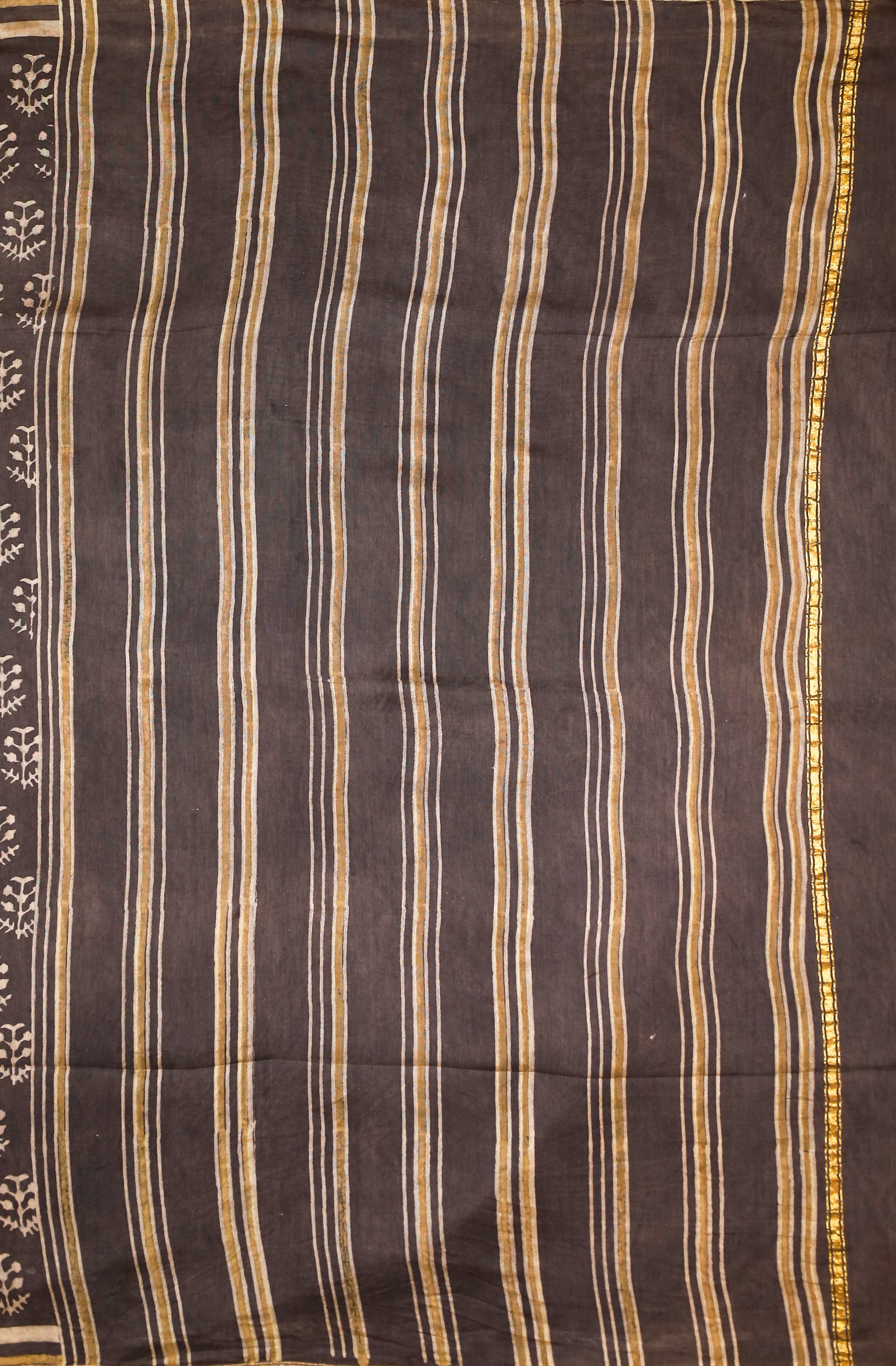 Block printed Chanderi Silk Cotton Saree#16