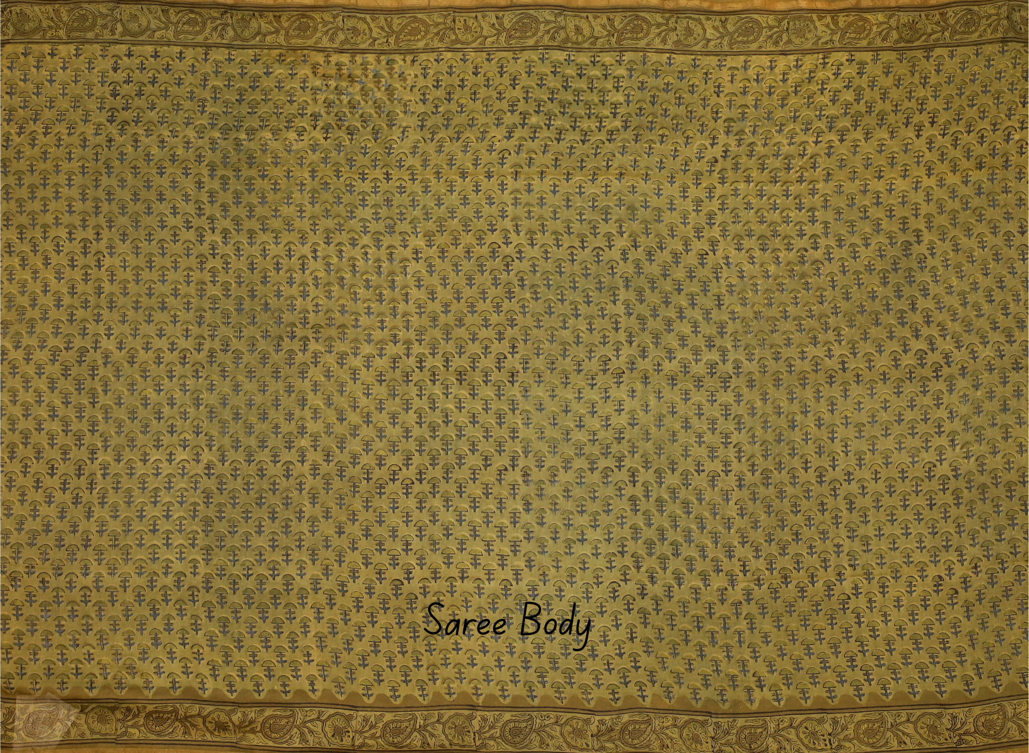 Block printed Chanderi Silk Cotton Saree#18