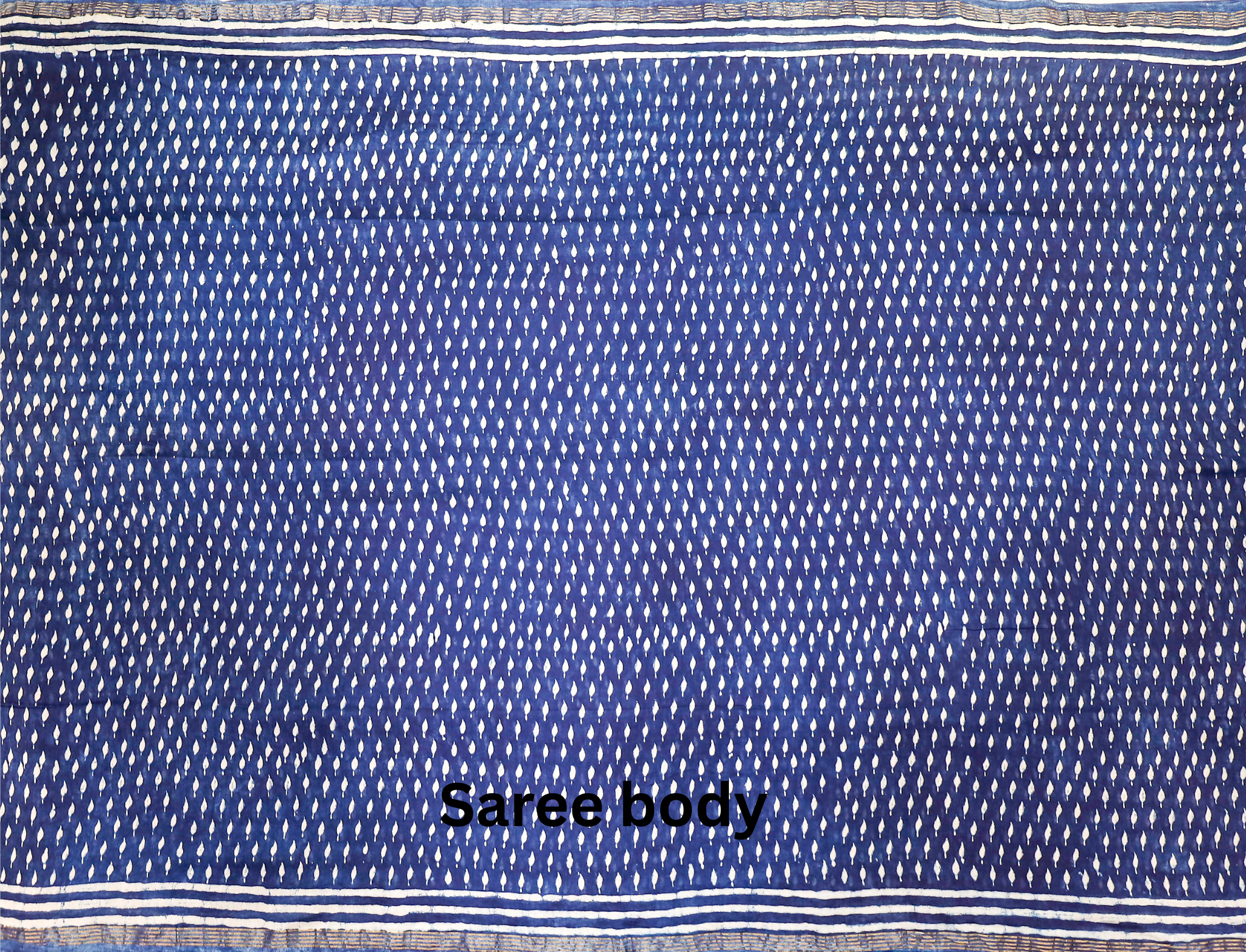 Blue Chanderi Saree # 31