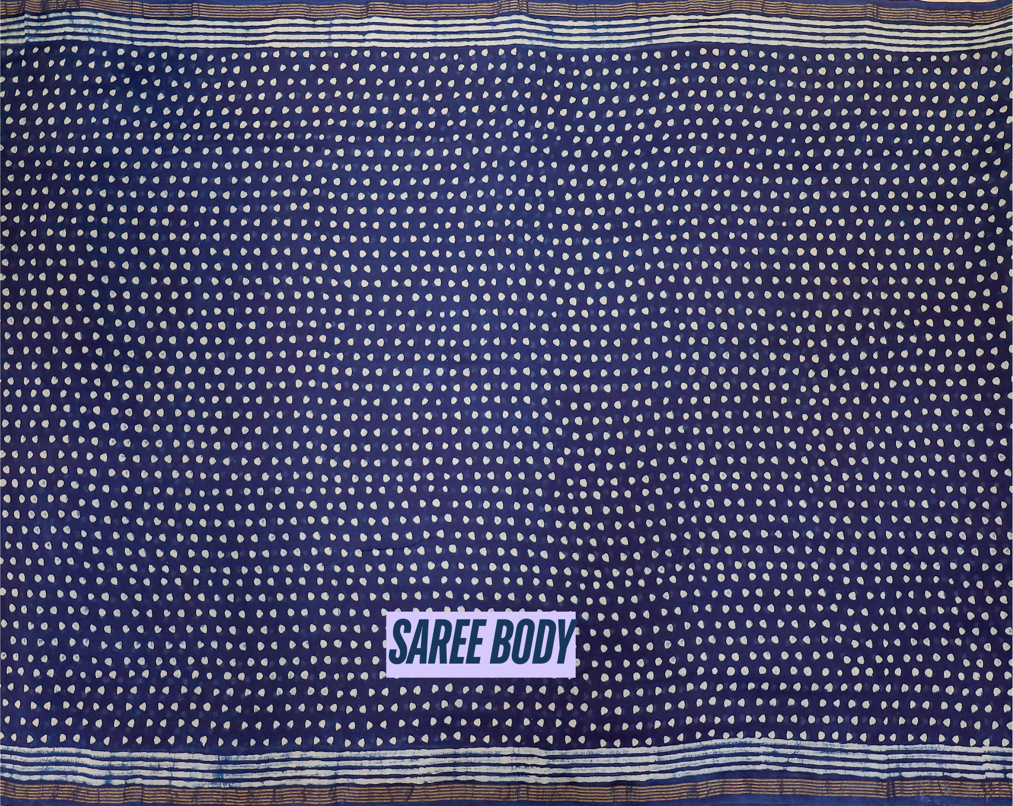 Blue Chanderi Saree # 33