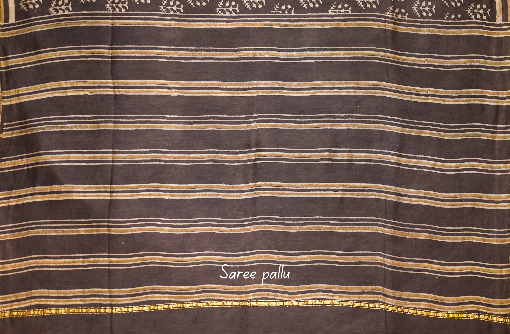 Block printed Chanderi Silk Cotton Saree#16