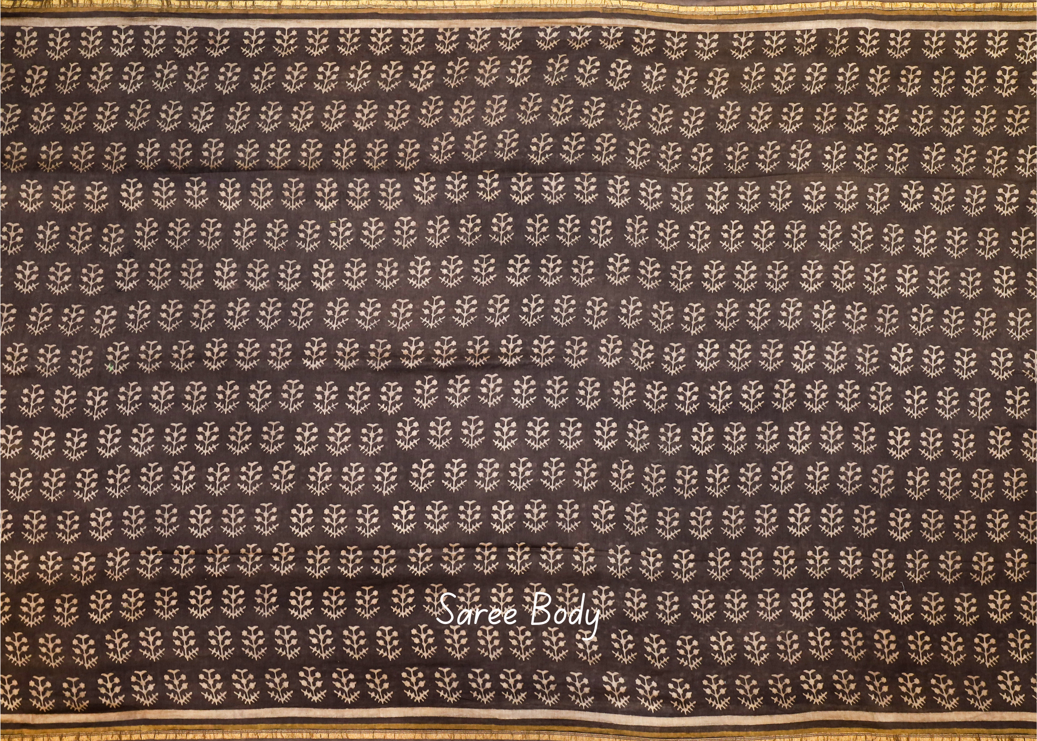 Block printed Chanderi Silk Cotton Saree#16